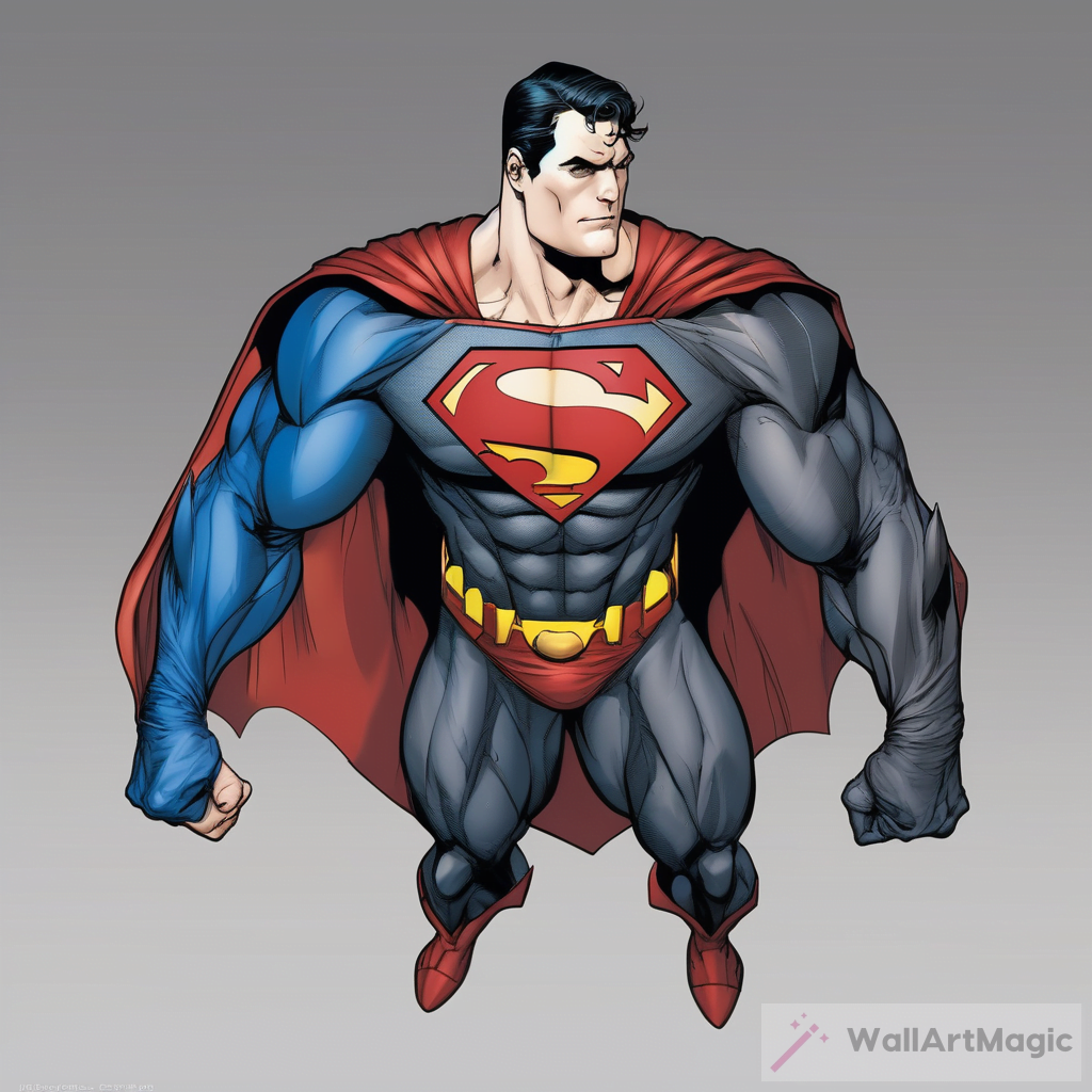 The Ultimate Superhero Superman And Batman Hybrid Wallartmagic