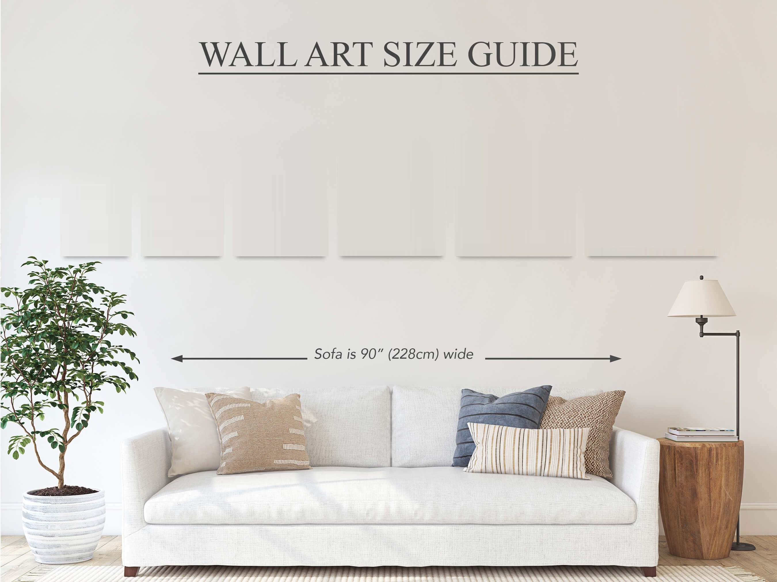 wallart size guide