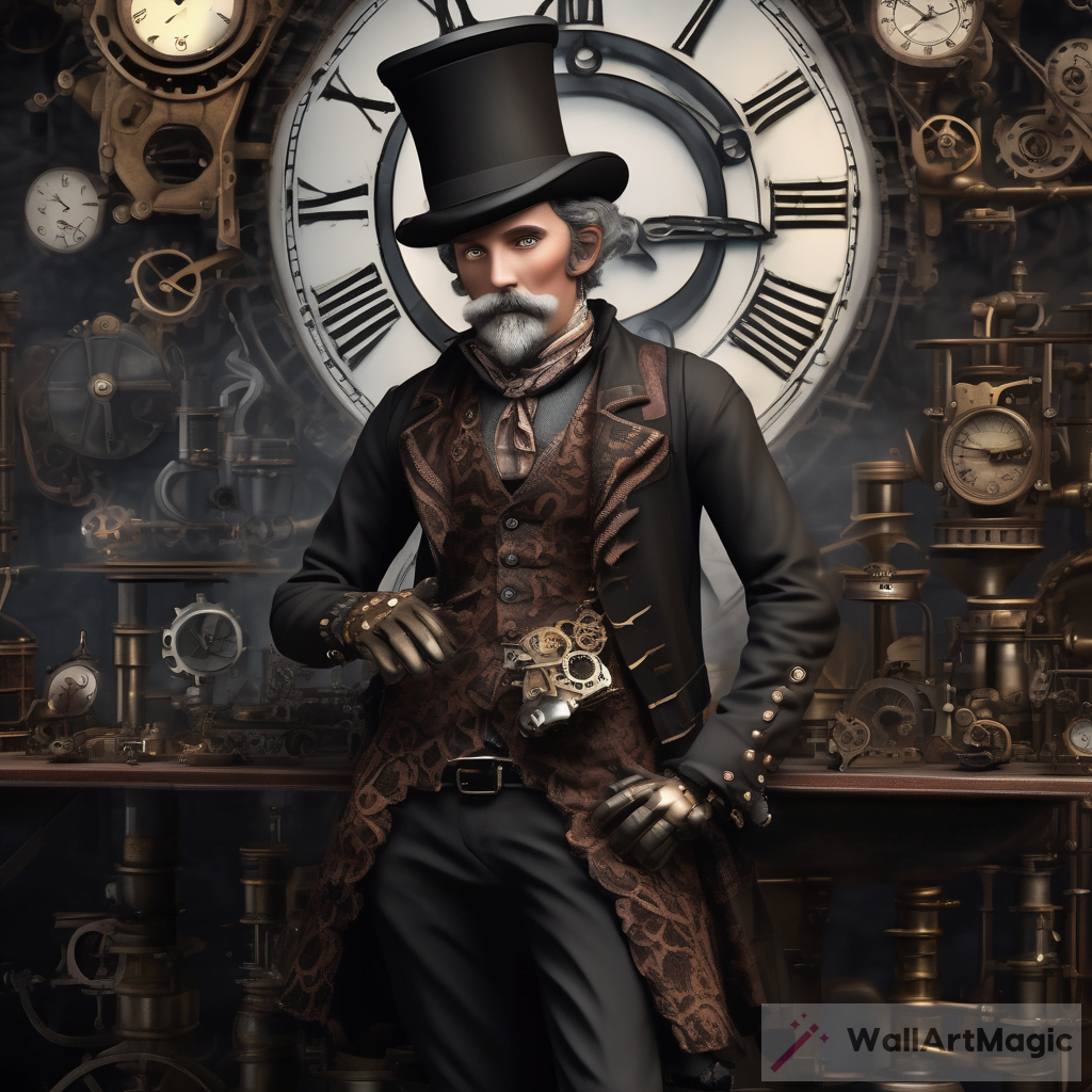 The Time Inventor: A Victorian England-inspired Male Inventor Character ...