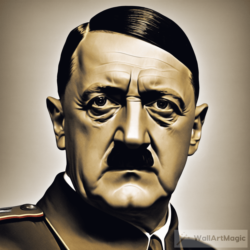 Hitler: AI Artwork Controversy | WallArtMagic