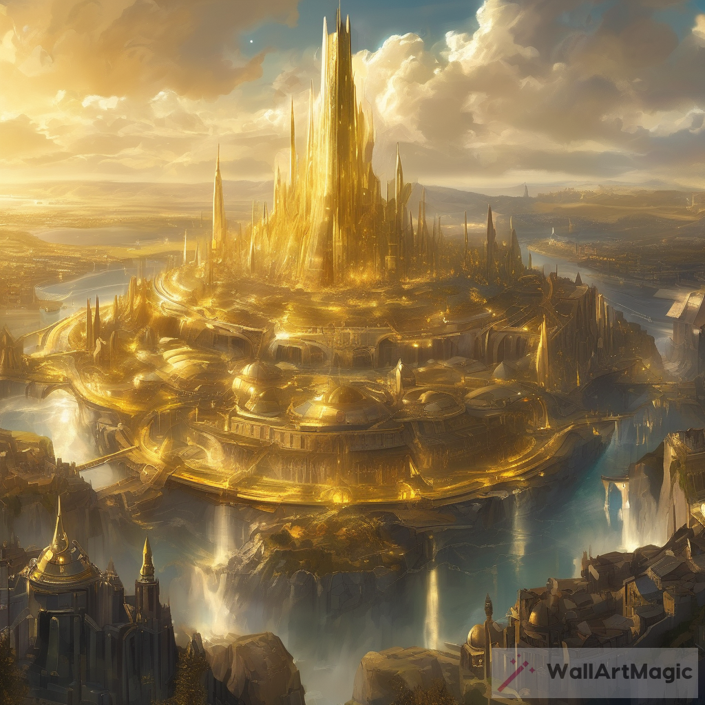 luminous golden city of Asgard